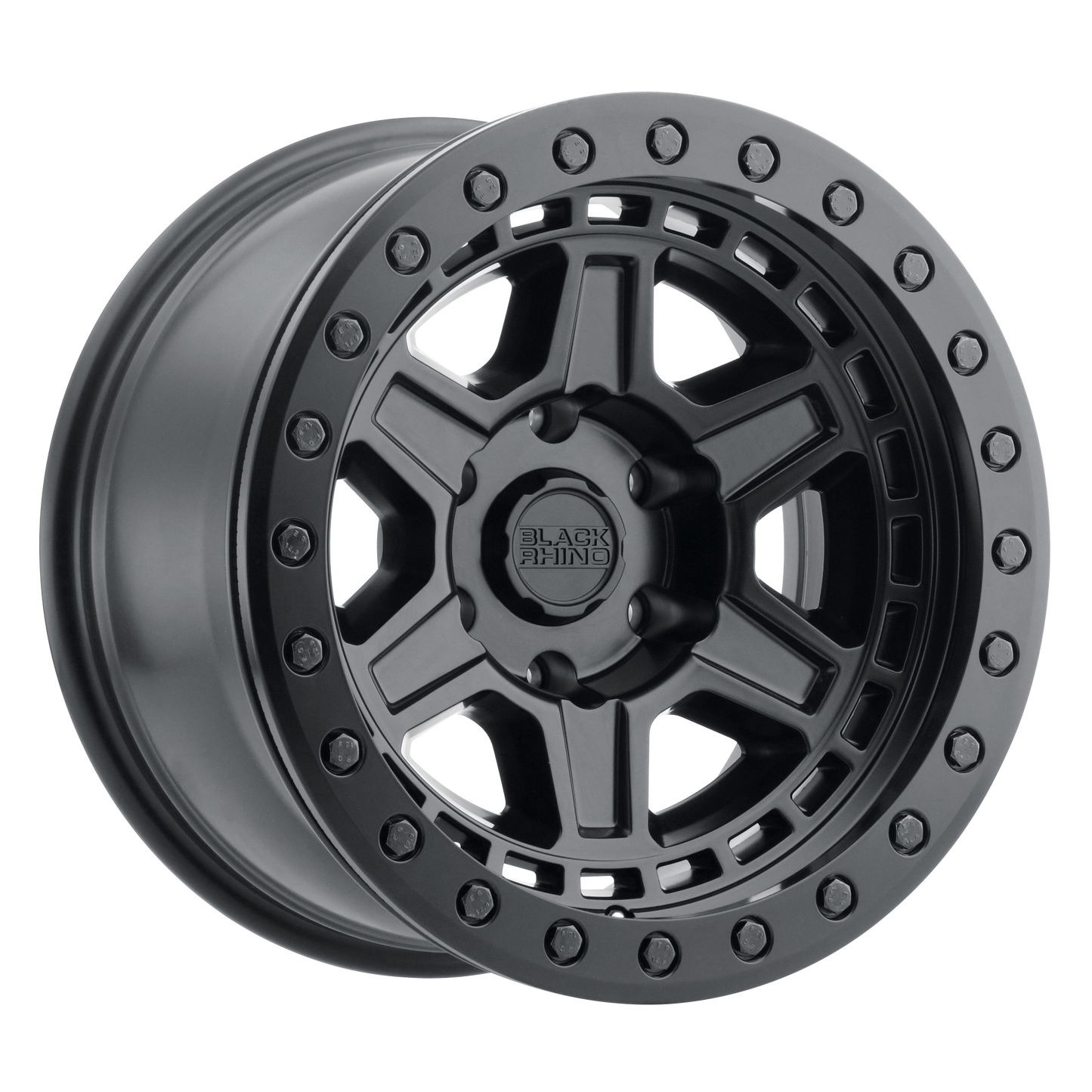 Black Rhino RENO 17X8.5 -30 6X139.7/6X5.5 MATTE BLACK W/ BRASS BOLTS