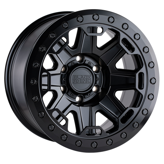 Black Rhino RIFT 17X8.5 -38 8X165.1/8X6.5 MATTE BLACK