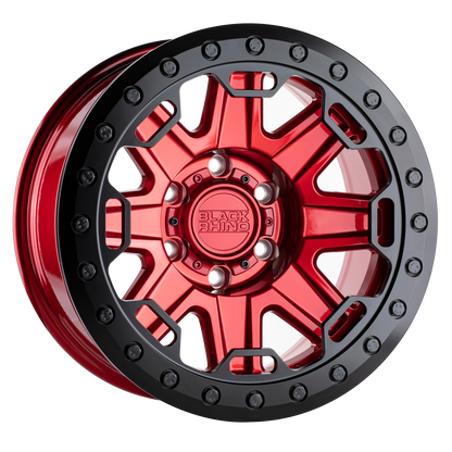 Black Rhino RIFT 17X8.5 0 6X135/6X135 CANDY RED W/ BLACK RING