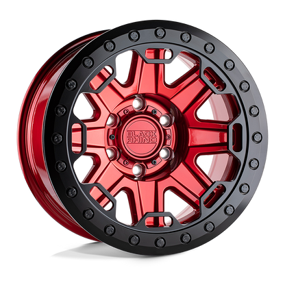 Black Rhino RIFT 17X8.5 0 6X135/6X135 CANDY RED W/ BLACK RING