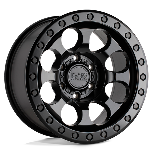 Black Rhino RIOT 17X8.5 0 6X139.7/6X5.5 MATTE BLACK
