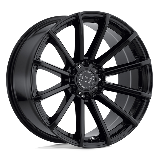 Black Rhino ROTORUA 20X9.5 12 6X139.7/6X5.5 GLOSS BLACK