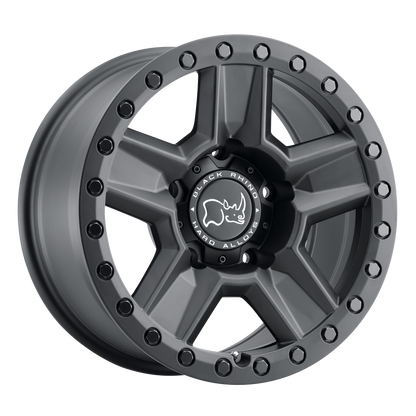 Black Rhino RAVINE 17X8.5 35 6X114.3/6X4.5 MATTE BLACK