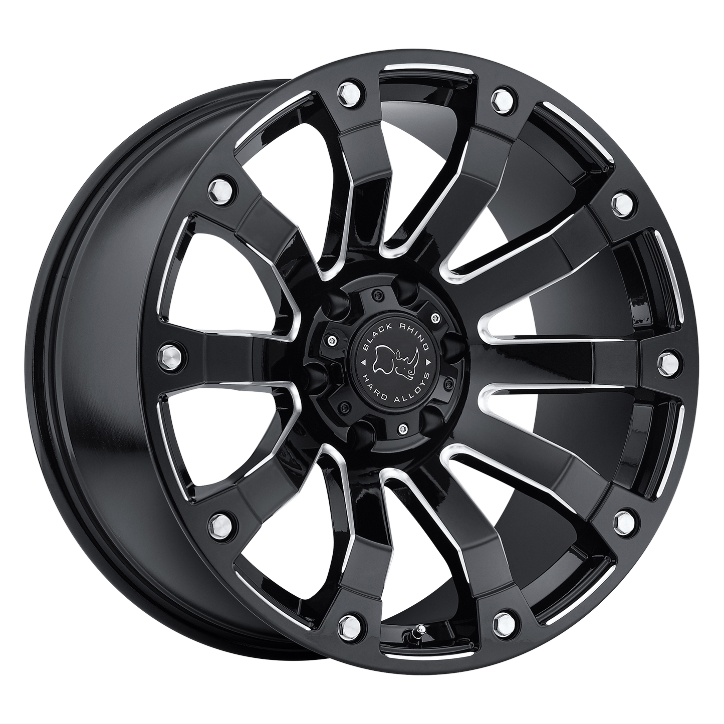 Black Rhino SELKIRK 18X9 12 6X135/6X135 GLOSS BLACK MILLED
