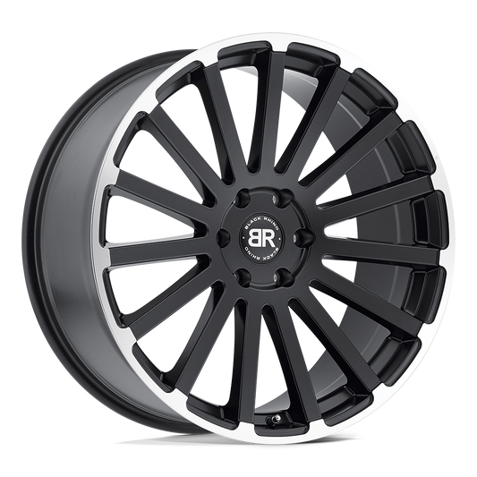 Black Rhino SPEAR 22X9.5 30 6X135/6X135 MATTE BLACK W/ MATTE MACHINED EDGE
