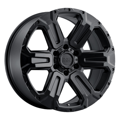 Black Rhino WANAKA 17X8.5 35 6X120/6X120 MATTE BLACK