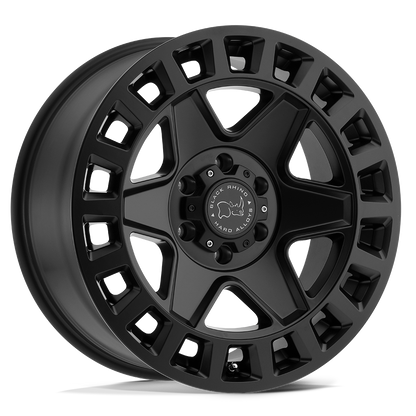 Black Rhino YORK 17X8 38 6X130/6X130 MATTE BLACK