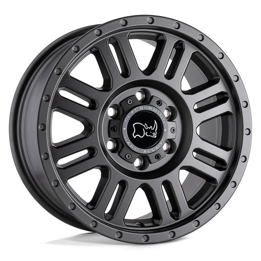 Black Rhino YELLOWSTONE 17X8 38 6X130/6X130 MATTE GUNMETAL