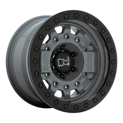 Black Rhino AVENGER BEADLOCK 17X8.5 0 6X139.7/6X5.5 BATTLESHIP GRAY W/ BLACK HARDWARE