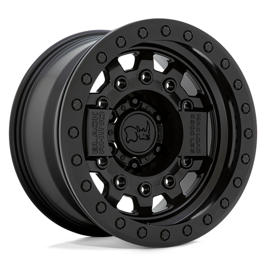Black Rhino AVENGER BEADLOCK 17X8.5 -30 6X139.7/6X5.5 MATTE BLACK W/ BLACK HARDWARE