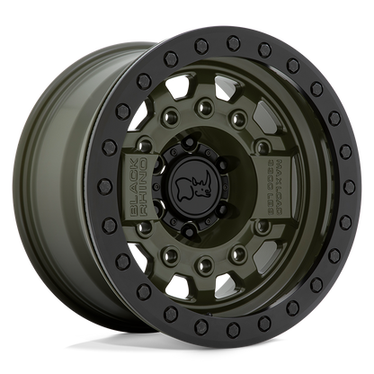 Black Rhino AVENGER BEADLOCK 17X8.5 -32 5X127/5X5.0 OLIVE DAB GREEN W/ BLACK HARDWARE