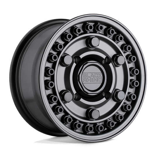 Black Rhino Powersports ARMORY UTV 14X7 36 4X110/4X110 GUN BLACK