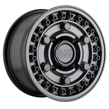 Black Rhino Powersports ARMORY UTV 14X7 36 4X156/4X156 GUN BLACK