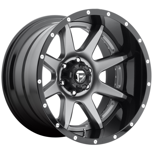 RAMPAGE 20x10 8x165.10 MATTE GUN METAL BLACK LIP (-19 mm) - Tires and Engine Performance