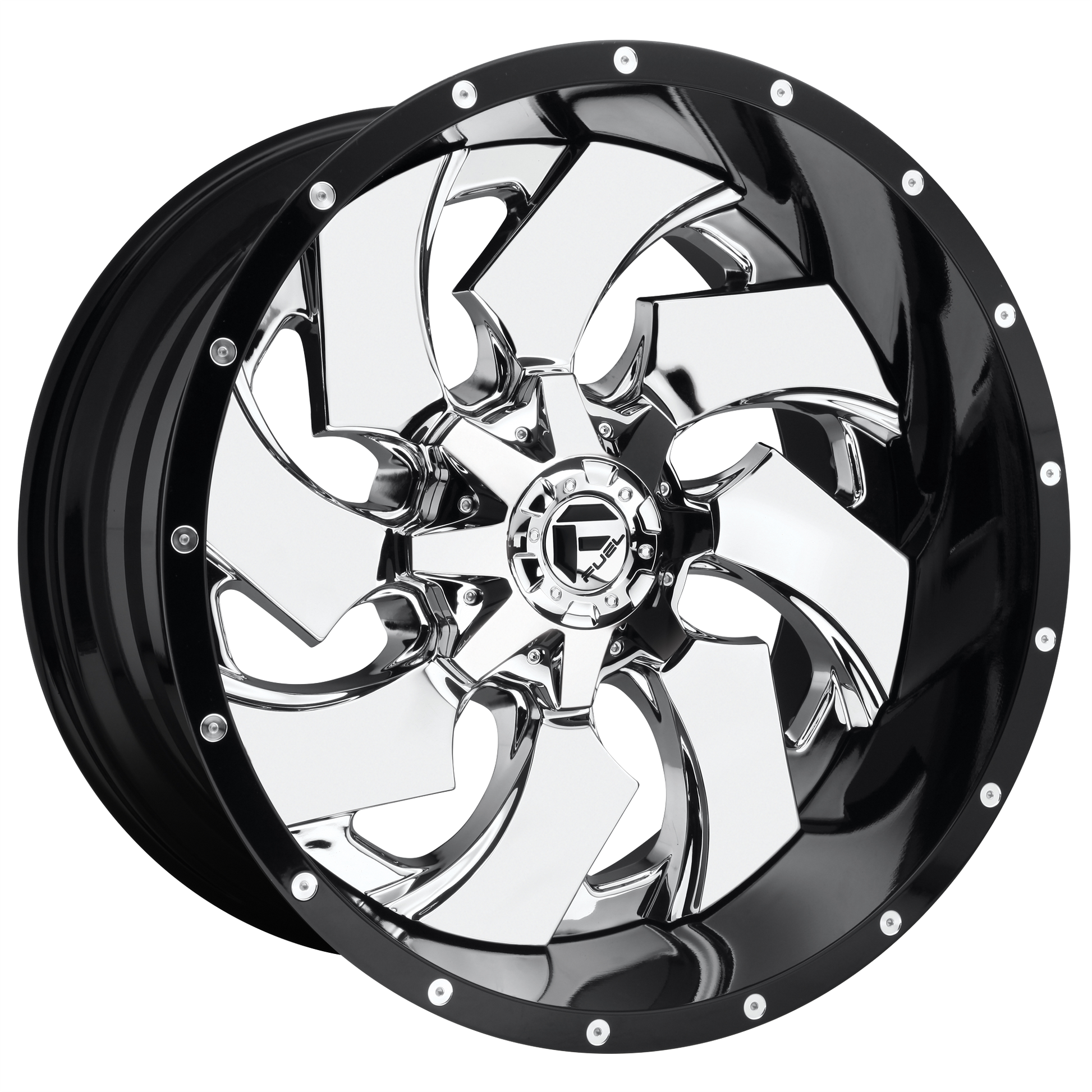 CLEAVER 20x9 6x135.00/6x139.70 CHROME PLATED GLOSS BLACK LIP (20 mm) - Tires and Engine Performance