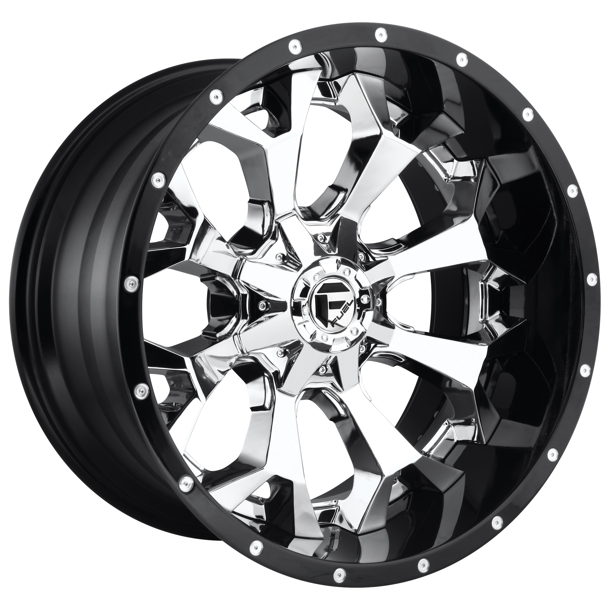 ASSAULT 20x12 8x170.00 CHROME PLATED GLOSS BLACK LIP (-43 mm) - Tires and Engine Performance