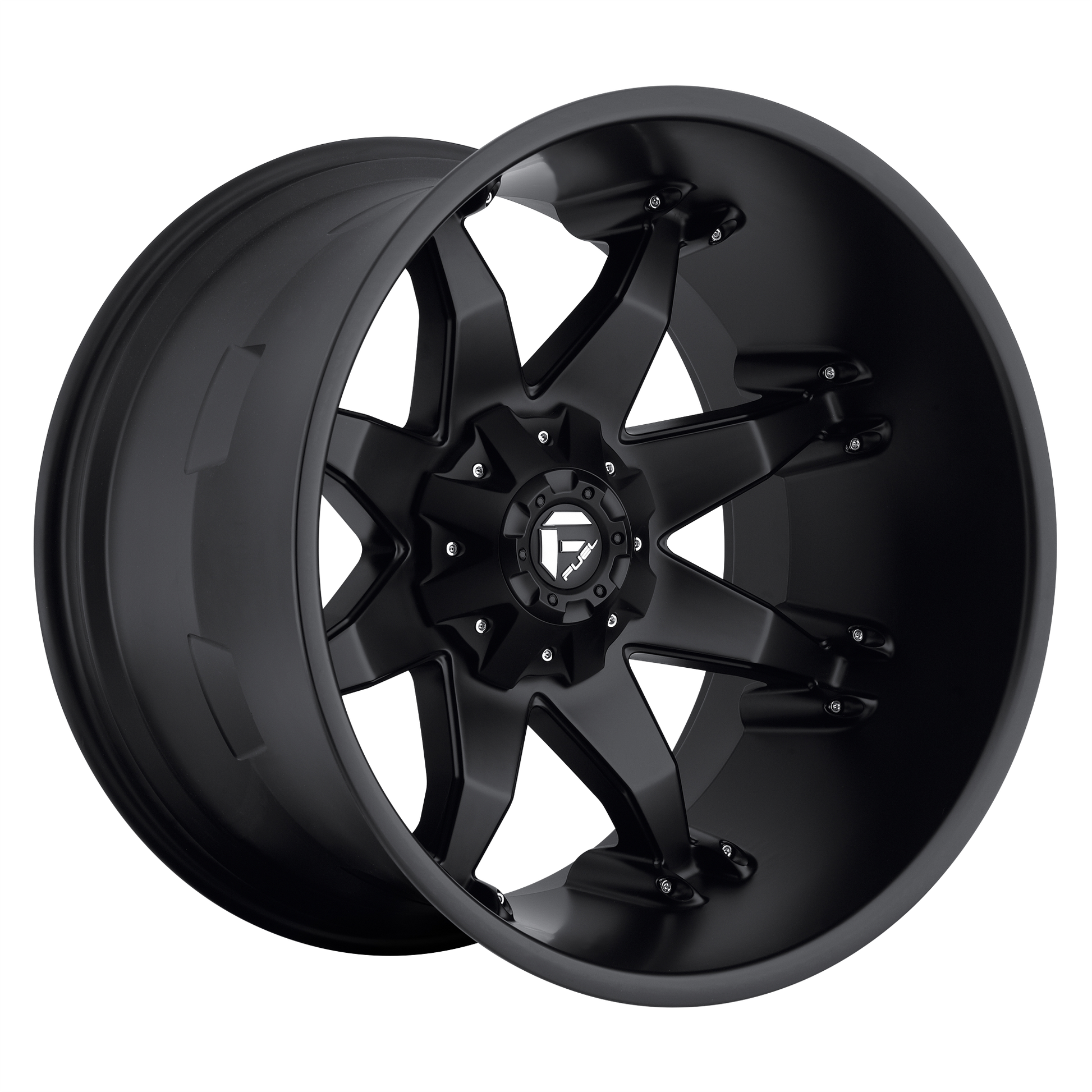 OCTANE 20x9 6x135.00/6x139.70 MATTE BLACK (-12 mm) - Tires and Engine Performance
