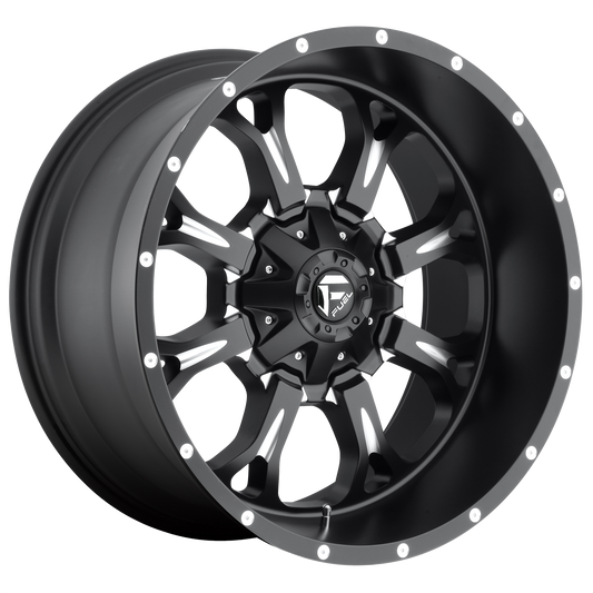KRANK 20x10 8x165.10 MATTE BLACK MILLED (-12 mm) - Tires and Engine Performance
