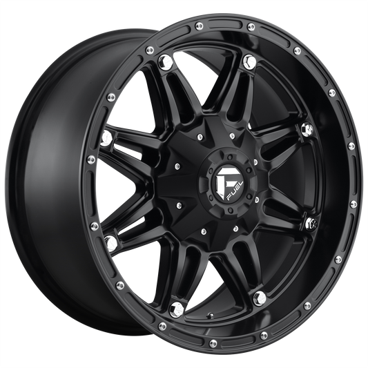 HOSTAGE 17x9 8x165.10 MATTE BLACK (1 mm) - Tires and Engine Performance