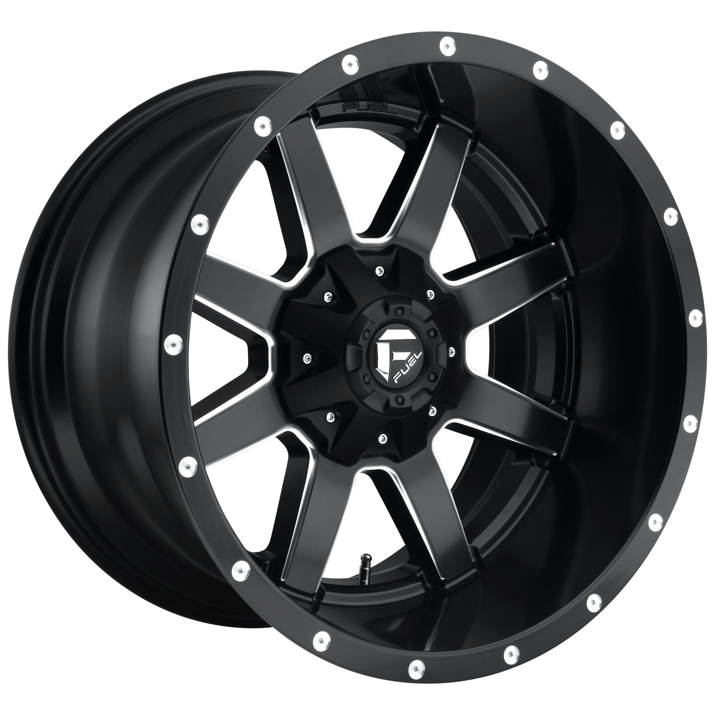 MAVERICK 18x9 8x165.10 MATTE BLACK MILLED (1 mm) - Tires and Engine Performance