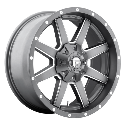 MAVERICK 20x9 6x135.00/6x139.70 MATTE GUN METAL MILLED (20 mm) - Tires and Engine Performance