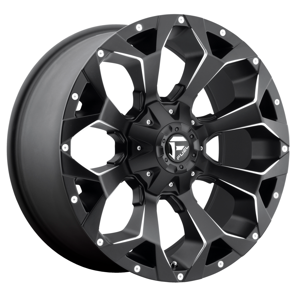 ASSAULT 18x9 8x170.00 MATTE BLACK MILLED (1 mm) - Tires and Engine Performance