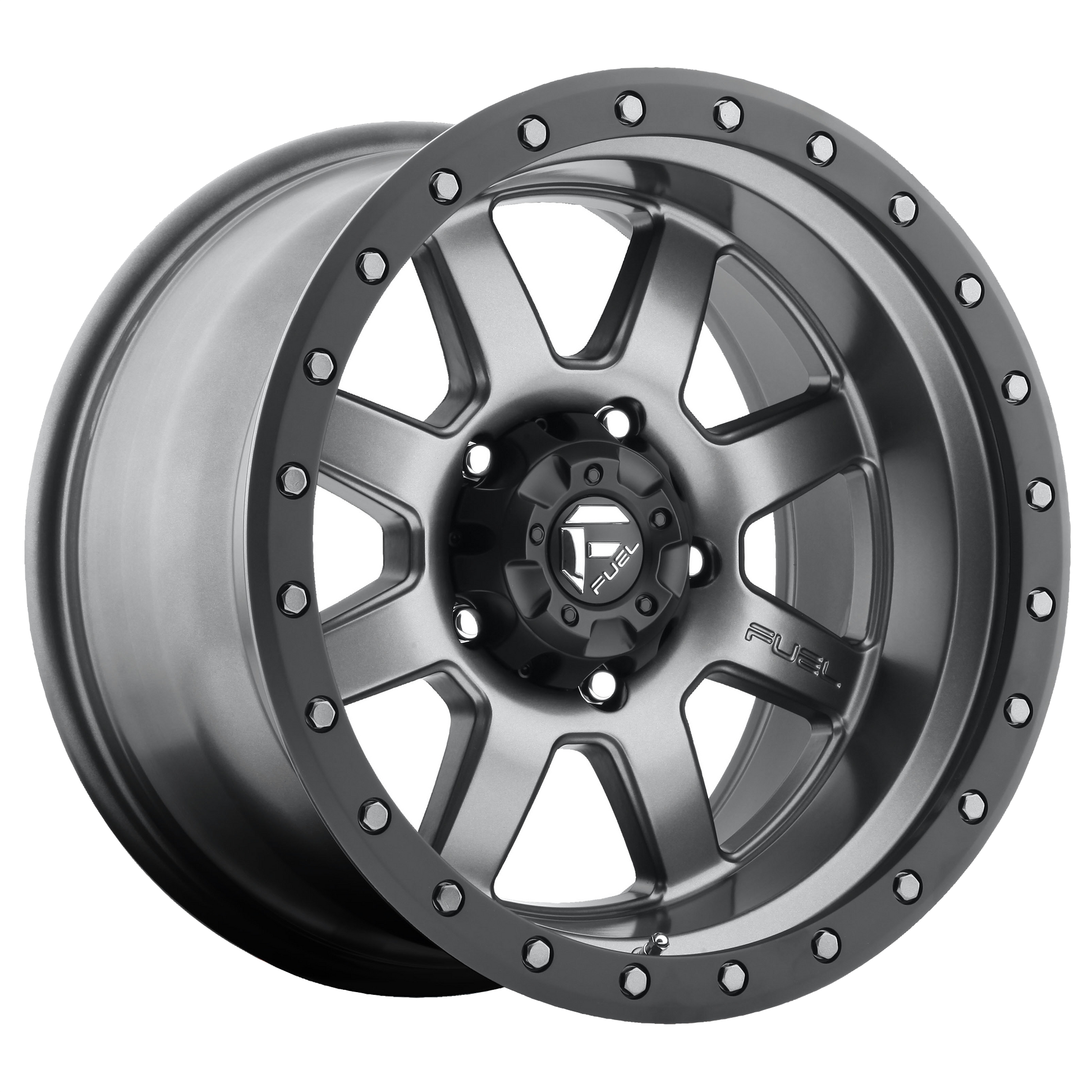 TROPHY 17x8.5 6x135.00 MATTE GUN METAL BLACK BEAD RING (6 mm) - Tires and Engine Performance