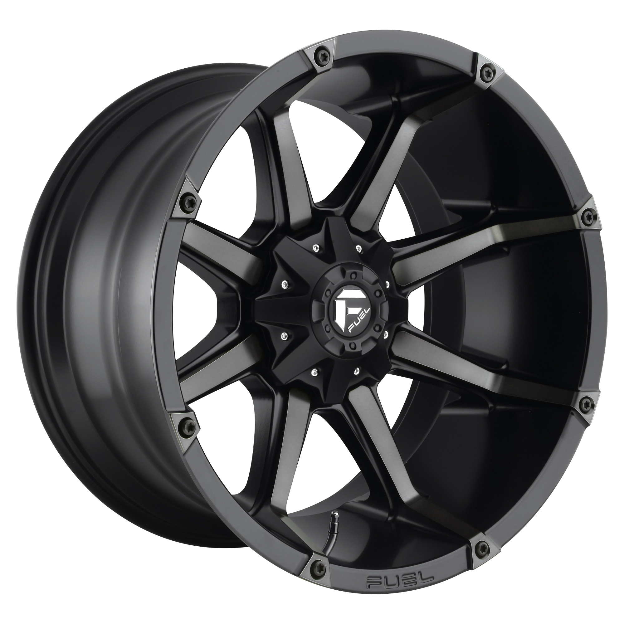 COUPLER 20x10 5x114.30/5x127.00 MATTE BLACK DOUBLE DARK TINT (-24 mm) - Tires and Engine Performance