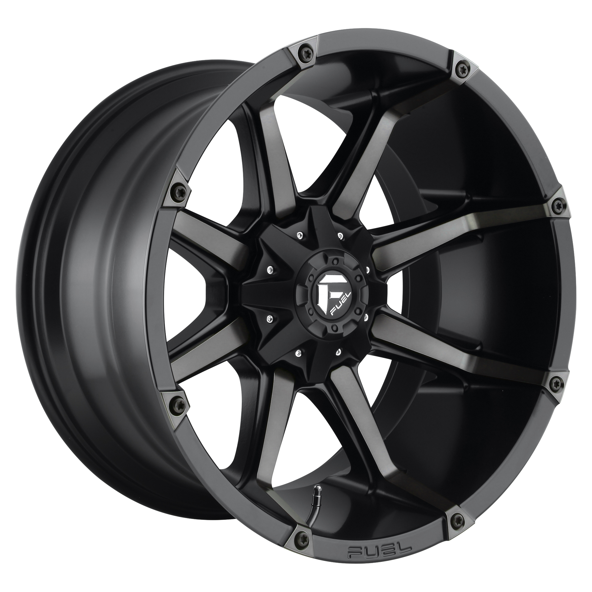 COUPLER 18x9 5x114.30/5x127.00 MATTE BLACK DOUBLE DARK TINT (-12 mm) - Tires and Engine Performance