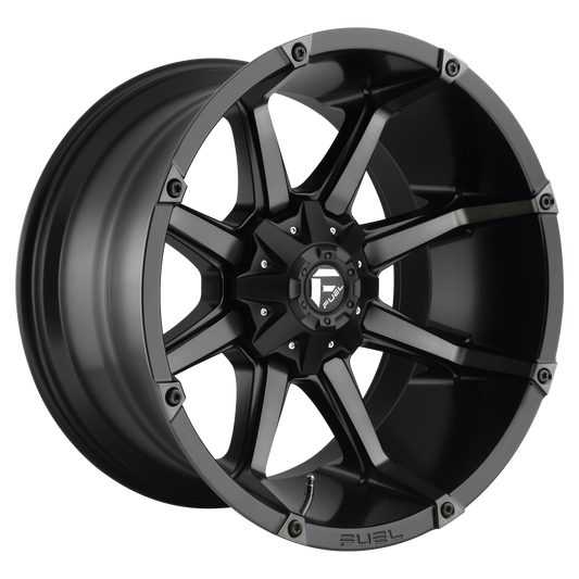 COUPLER 18x9 5x114.30/5x127.00 MATTE BLACK DOUBLE DARK TINT (-12 mm) - Tires and Engine Performance