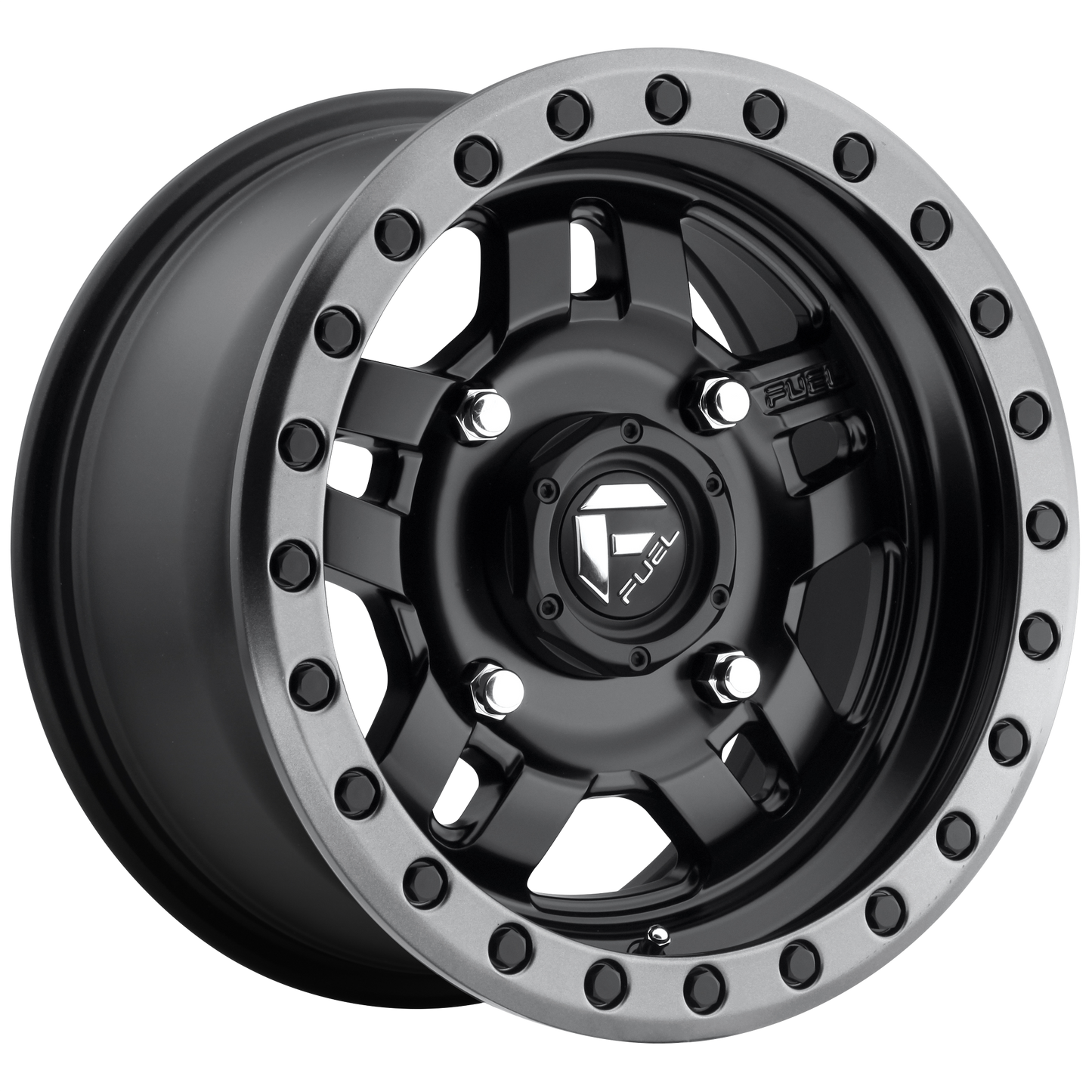 ANZA 18x9 5x127.00 MATTE BLACK GUN METAL RING (1 mm) - Tires and Engine Performance