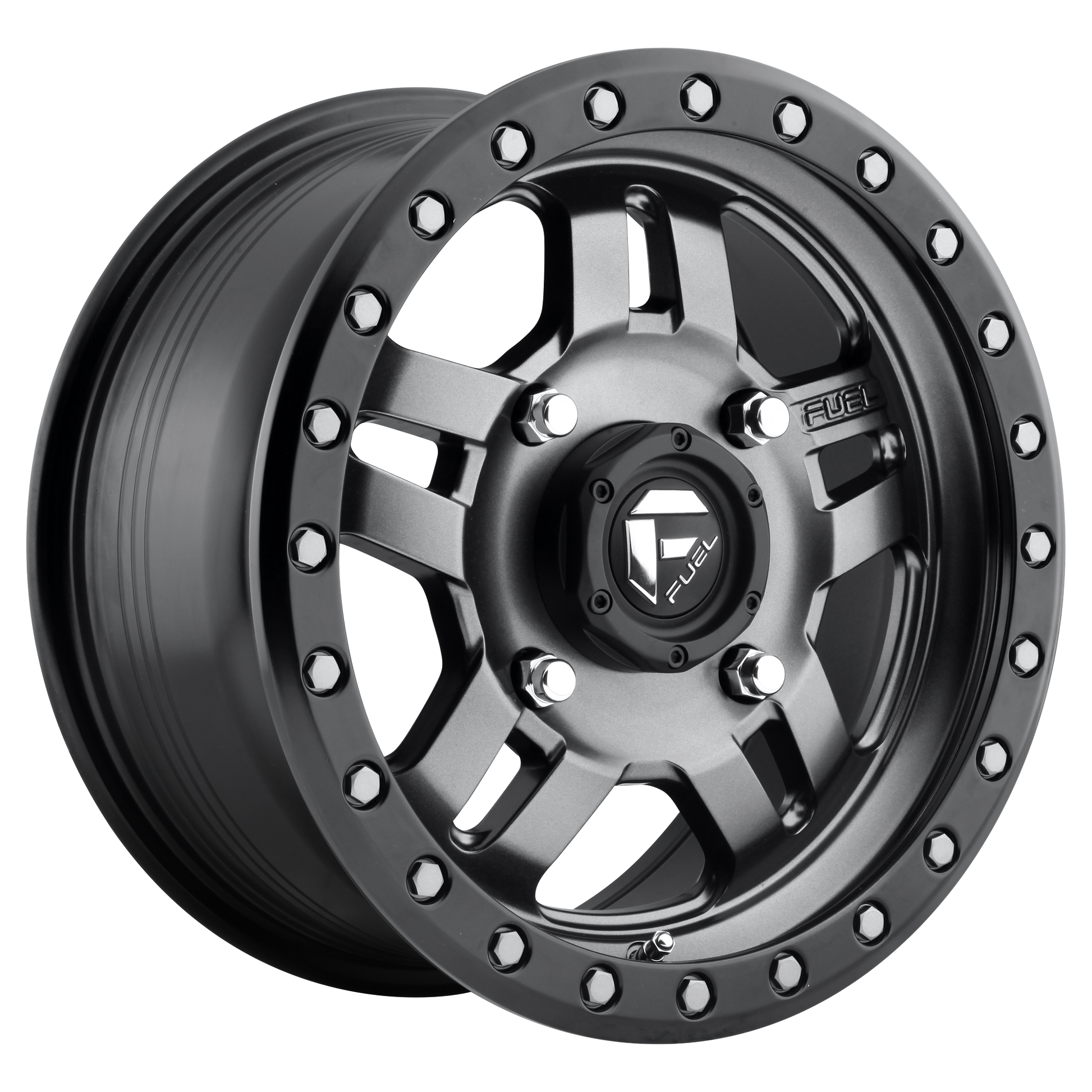 ANZA 18x9 8x165.10 MATTE GUN METAL BLACK BEAD RING (1 mm) - Tires and Engine Performance