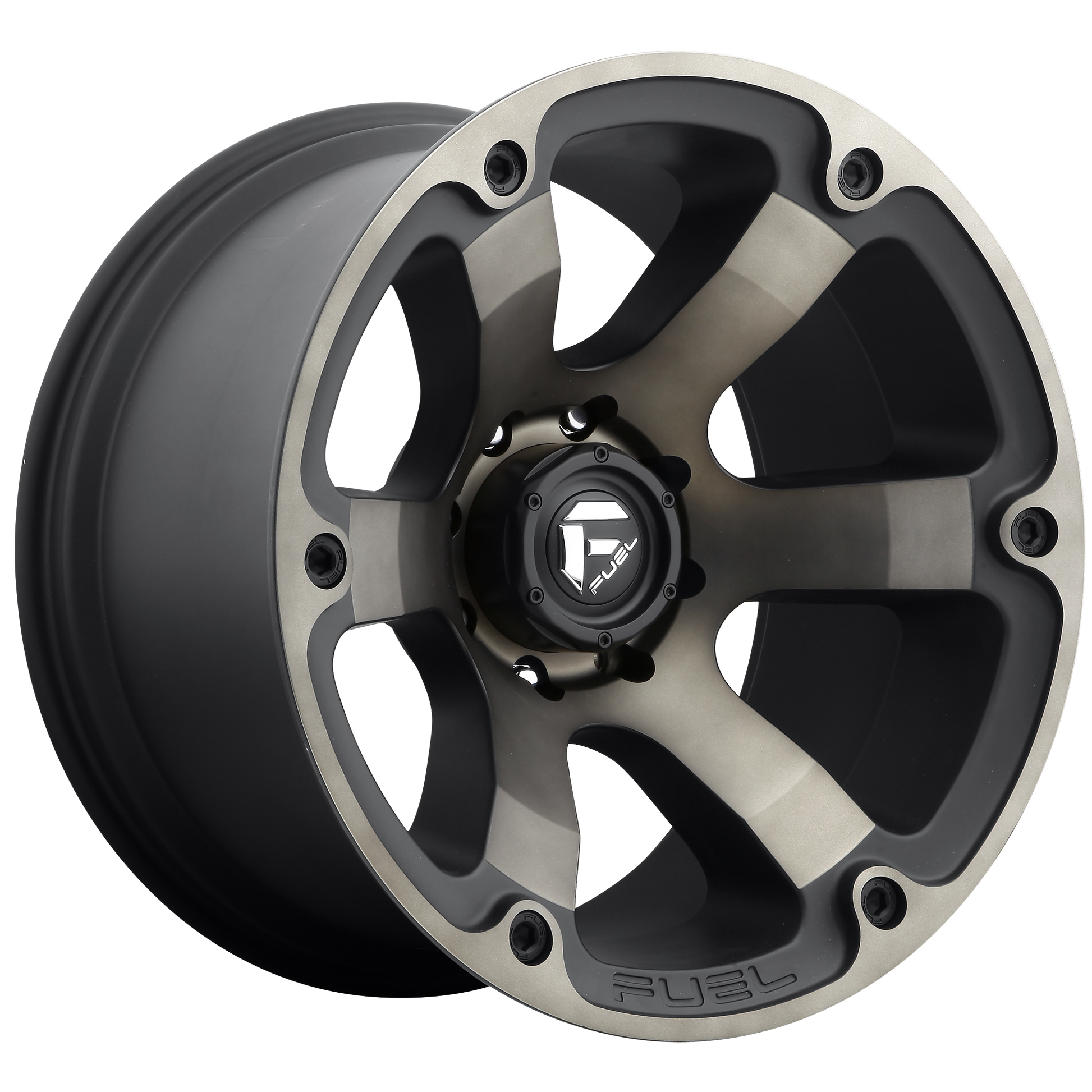 BEAST 18x9 6x135.00 MATTE BLACK DOUBLE DARK TINT (20 mm) - Tires and Engine Performance