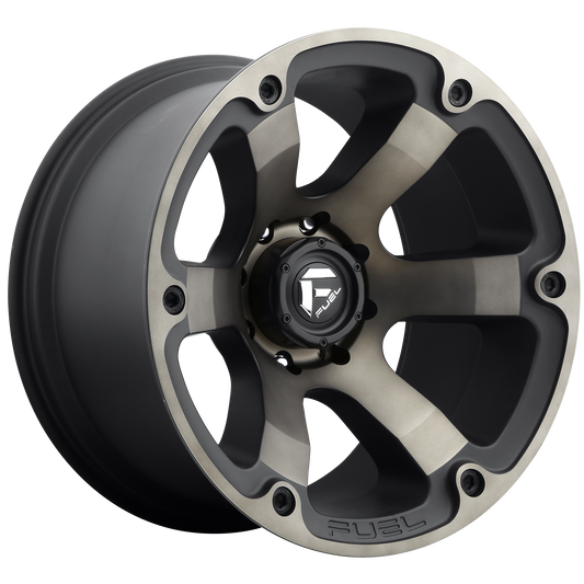 BEAST 20x9 5x150.00 MATTE BLACK DOUBLE DARK TINT (20 mm) - Tires and Engine Performance