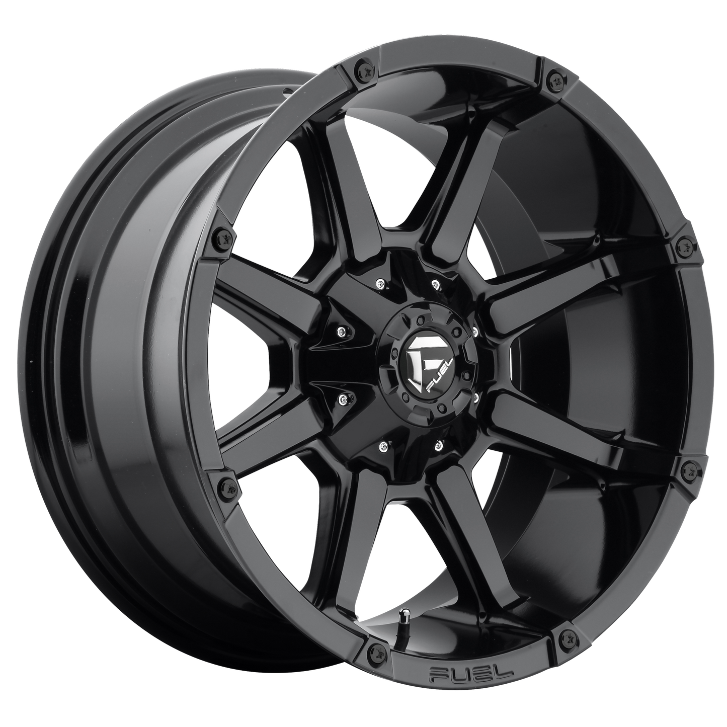 COUPLER 22x12 6x135.00/6x139.70 GLOSS BLACK (-44 mm) - Tires and Engine Performance