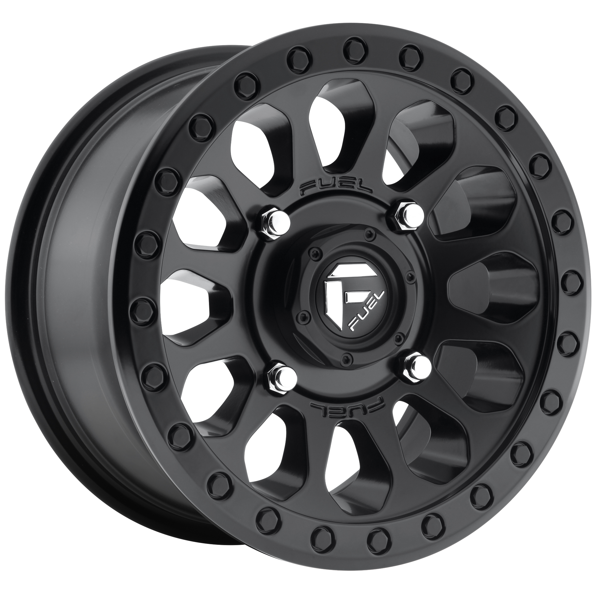 VECTOR UTV 15x7 4x137.00 MATTE BLACK (38 mm) - Tires and Engine Performance