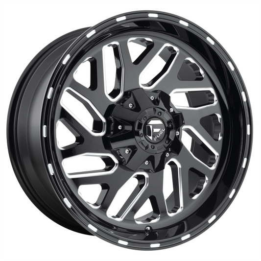 TRITON 22x8.25 8x200.00 GLOSS BLACK MILLED (-176 mm) - Tires and Engine Performance