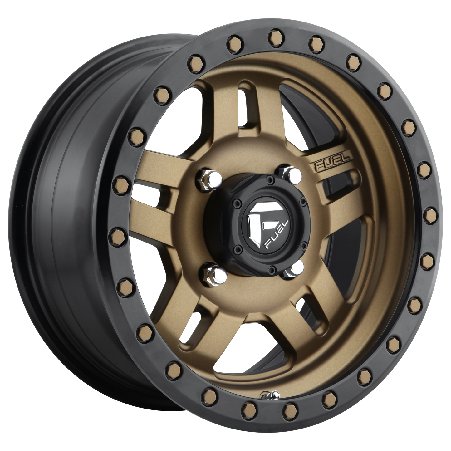 ANZA 17x8.5 6x139.70 MATTE BRONZE BLACK BEAD RING (-6 mm) - Tires and Engine Performance