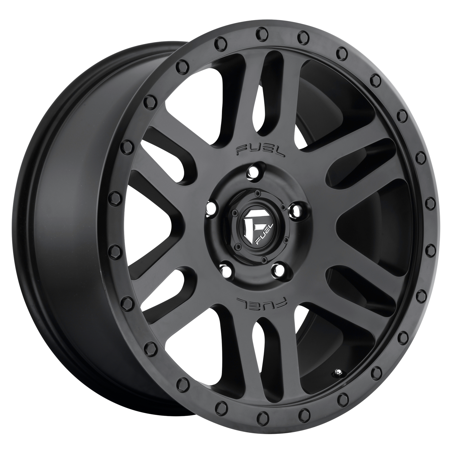RECOIL 17x8.5 6x139.70 MATTE BLACK (-6 mm) - Tires and Engine Performance