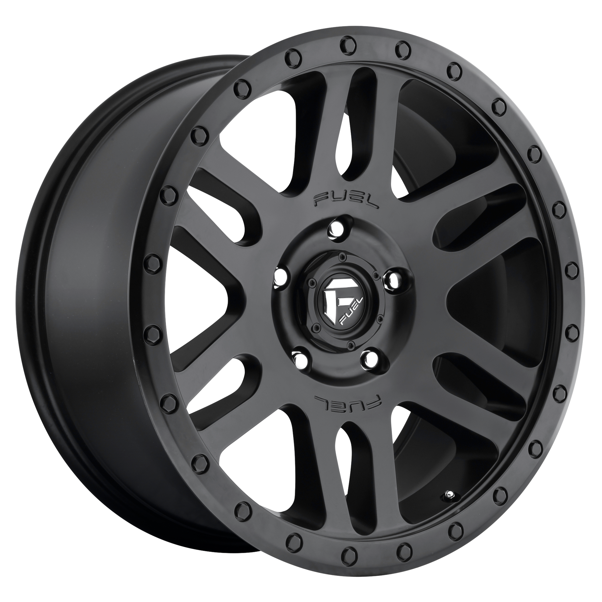 RECOIL 20x9 5x139.70 MATTE BLACK (1 mm) - Tires and Engine Performance