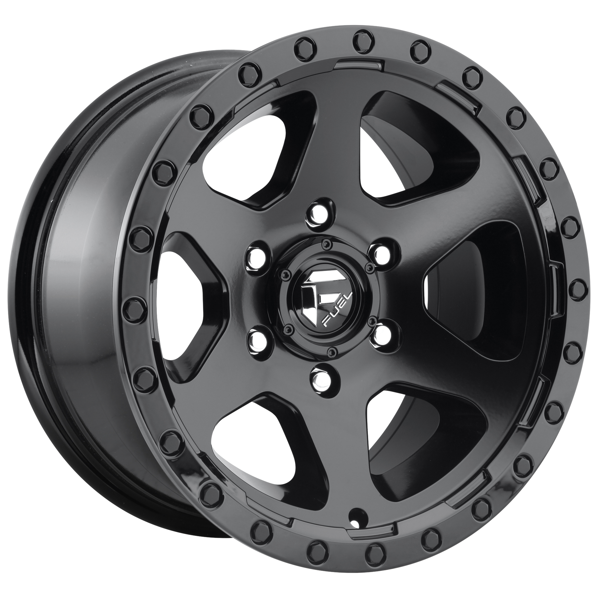 RIPPER 17x9 5x127.00 MATTE BLACK GLOSS BLACK LIP (1 mm) - Tires and Engine Performance