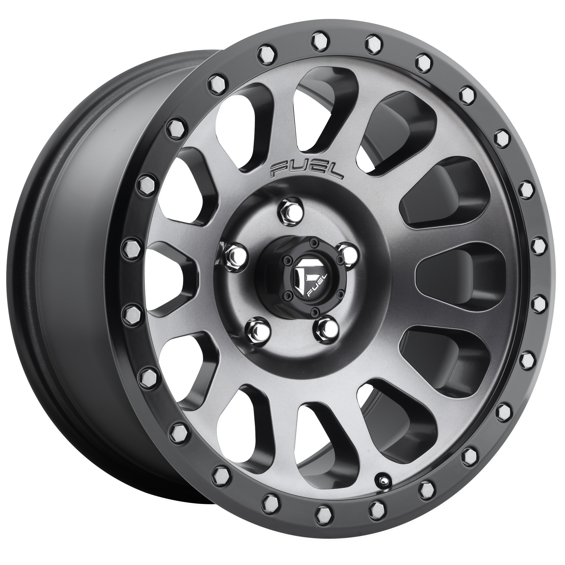VECTOR 18x9 5x127.00 MATTE GUN METAL BLACK BEAD RING (1 mm) - Tires and Engine Performance