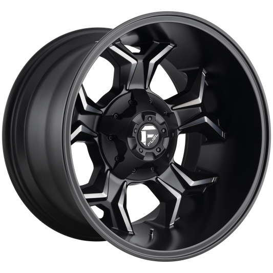 AVENGER 20x12 6x135.00/6x139.70 MATTE BLACK DOUBLE DARK TINT (-44 mm) - Tires and Engine Performance