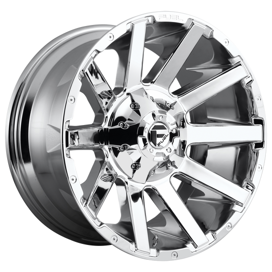 CONTRA 22x12 6x135.00/6x139.70 CHROME PLATED (-43 mm) - Tires and Engine Performance