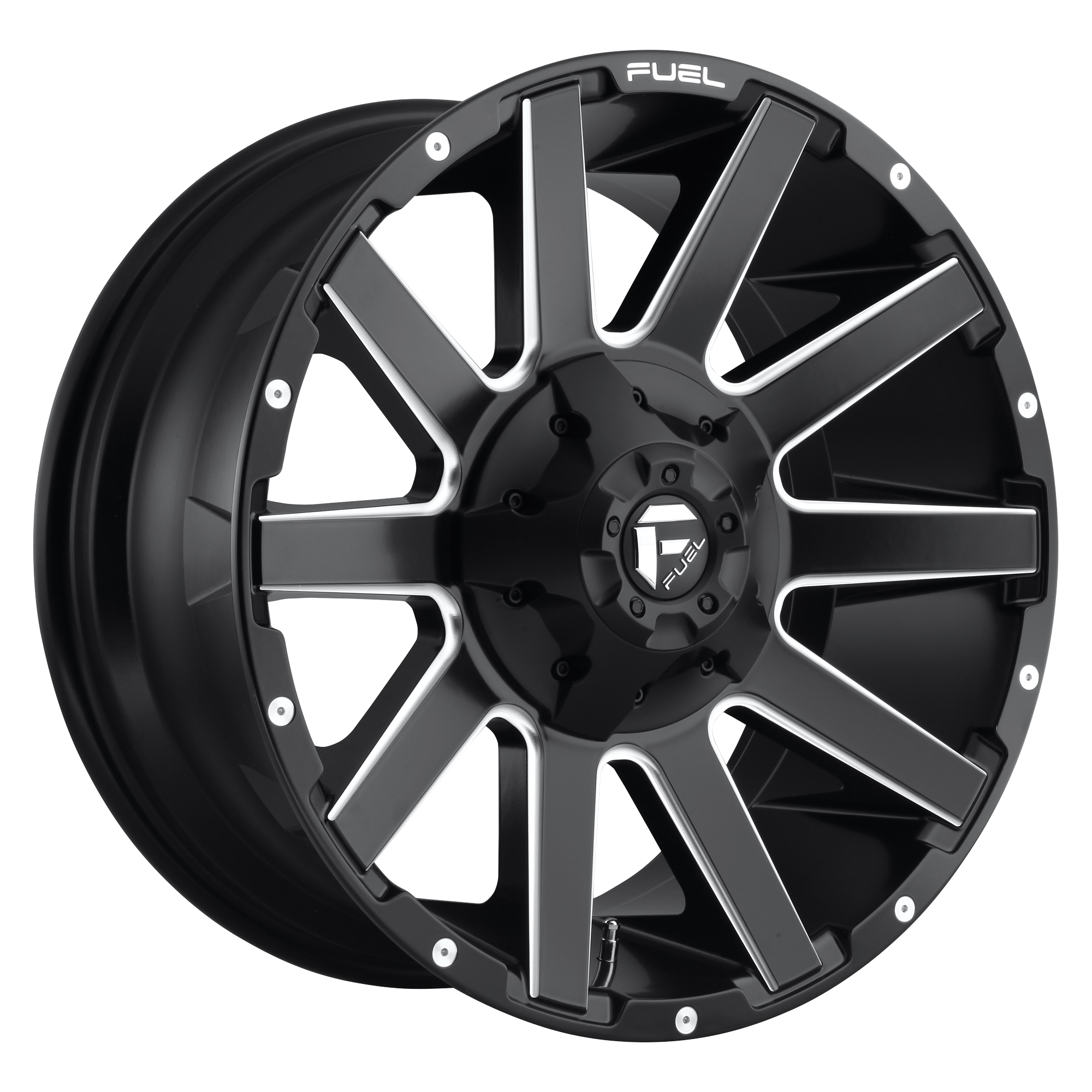 CONTRA 20x9 8x170.00 MATTE BLACK MILLED (20 mm) - Tires and Engine Performance