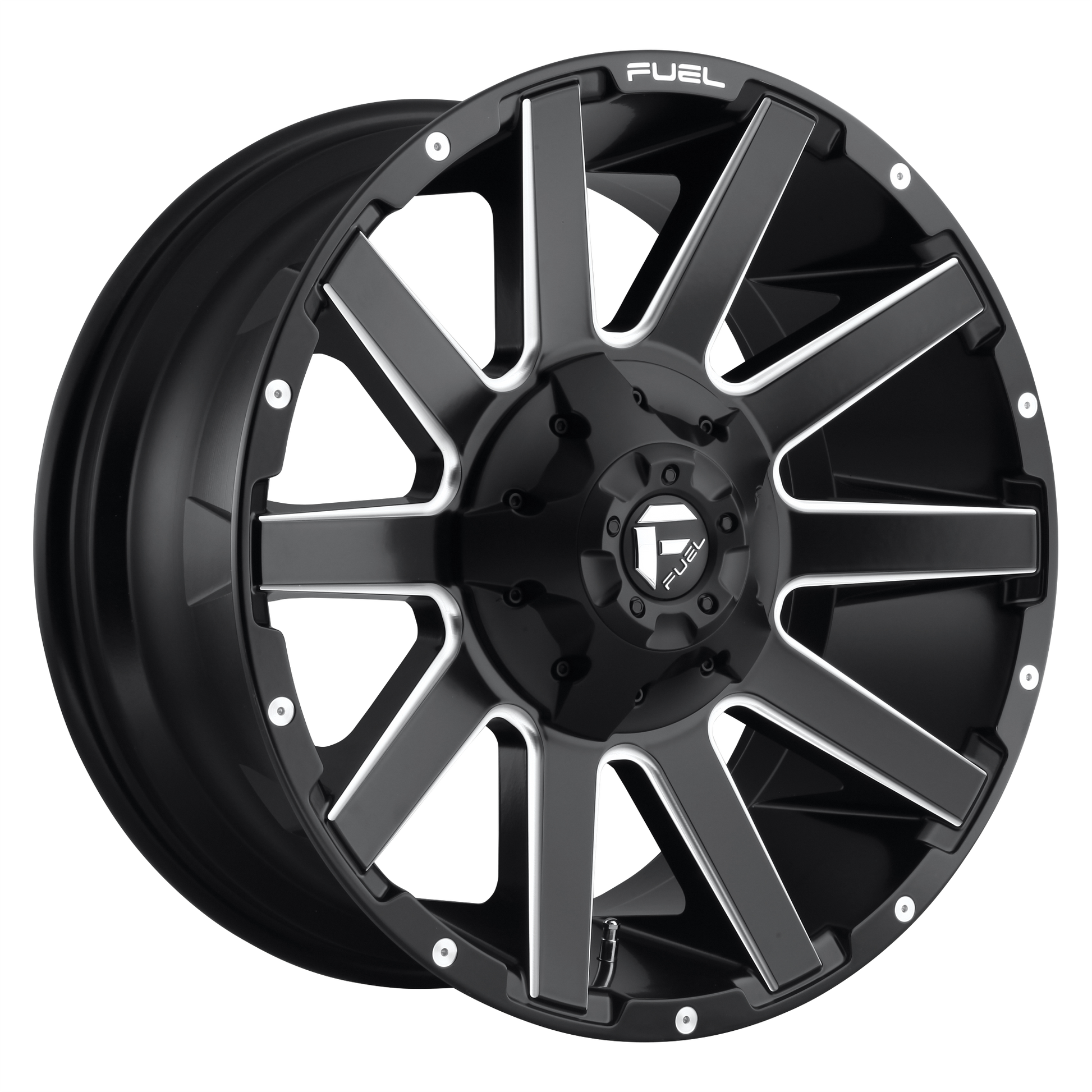 CONTRA 20x9 6x135.00/6x139.70 MATTE BLACK MILLED (20 mm) - Tires and Engine Performance