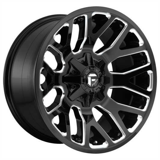 WARRIOR 20x9 5x139.70/5x150.00 GLOSS BLACK MILLED (20 mm) - Tires and Engine Performance