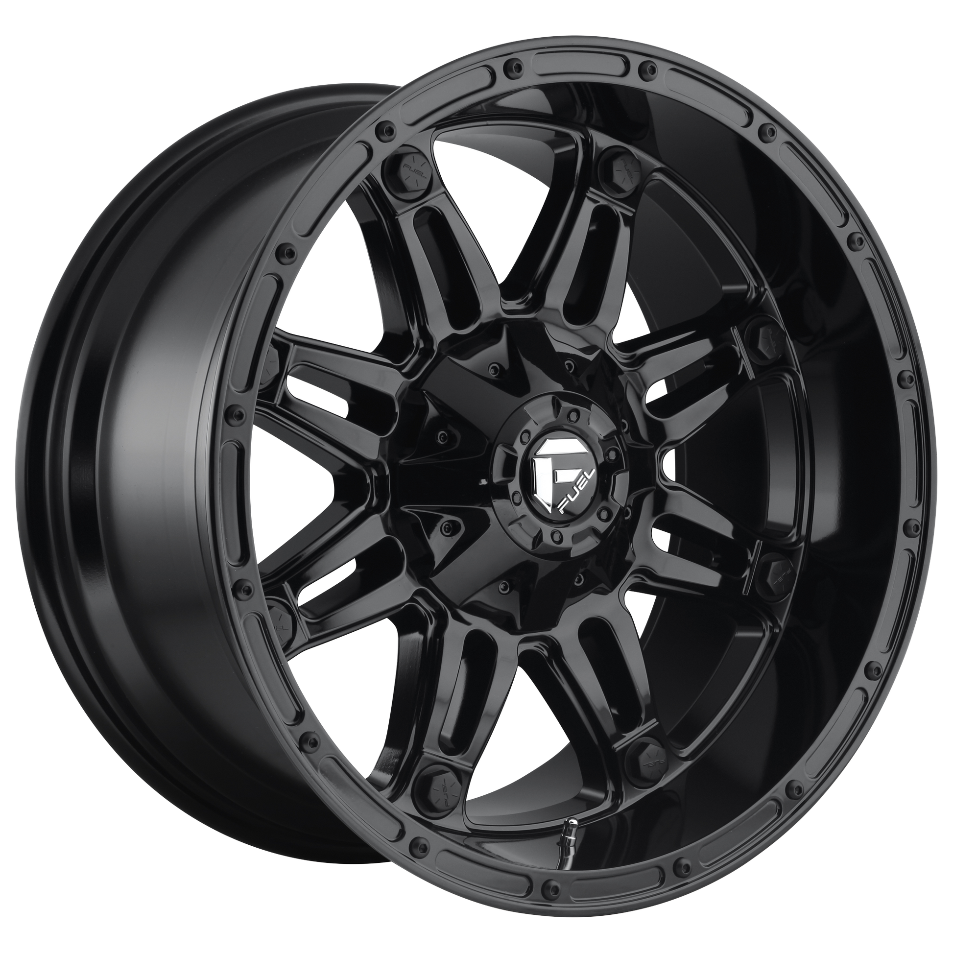 HOSTAGE 17x9 6x135.00/6x139.70 GLOSS BLACK (-12 mm) - Tires and Engine Performance