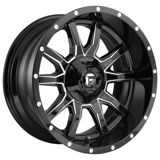 VANDAL 20x9 8x180.00 GLOSS BLACK MILLED (1 mm) - Tires and Engine Performance