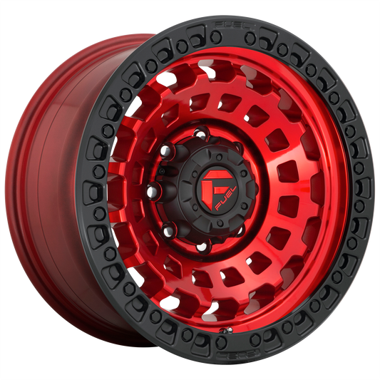 ZEPHYR 18x9 6x139.70 CANDY RED BLACK BEAD RING (1 mm) - Tires and Engine Performance